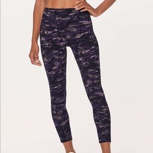 Lululemon align pant II rip Wave Purple thunder 8